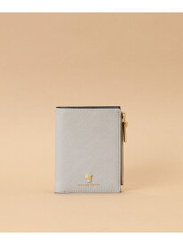 Pomme d'espoir ポムディスポワール バイカラー折財布 Samantha Thavasa サマンサタバサ 財布・ポーチ・ケース 財布 ホワイト ピンク カーキグリーン ベージュ ブラウン グレー ブラック【送料無料】[Rakuten Fashion]