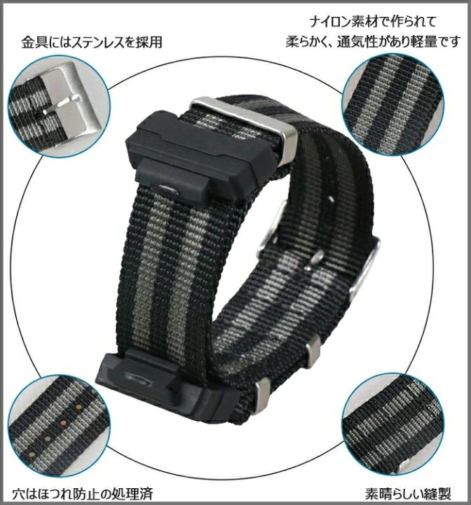 楽天市場】G-SHOCK 対応 交換ベルトマルチカラー 22mm 交換用時計 