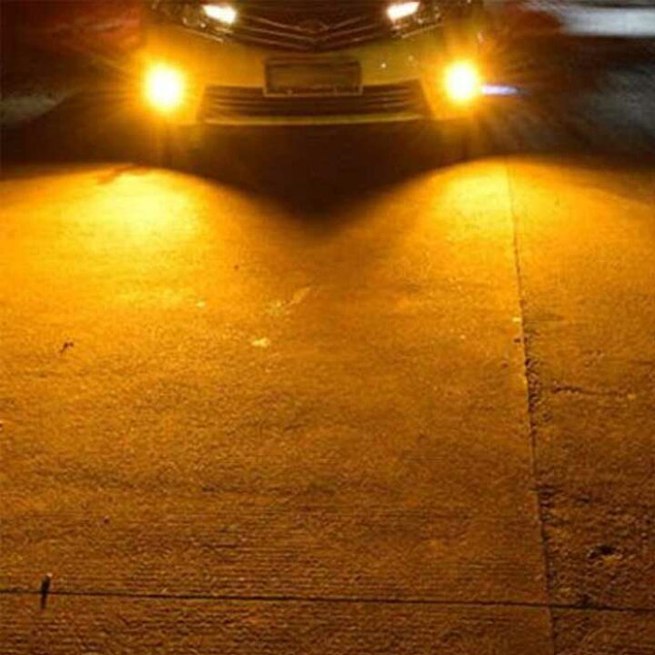 楽天市場】h3 led フォグ LEDフォグランプ H3 黄色 霧灯 アンバー 