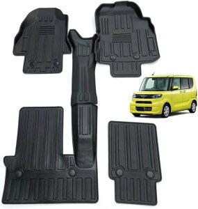 フロアマット ダイハツ タント LA650S 対応 カーマット DAIHATSU TANTO LA650S LA660S タント 専用設計 1-2列目マット TPE素材 防水 滑り 防止 耐汚れ 取付簡単 内装 カスタムパーツ アクセサリー カー用