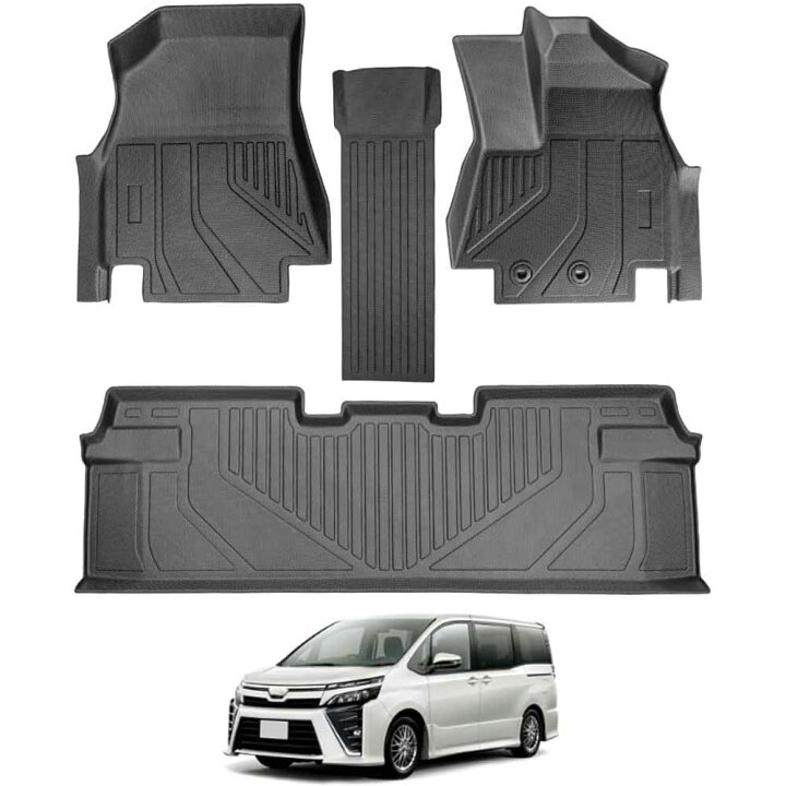 楽天市場】フロアマット ヴォクシー ノア 80系 対応 カーマット 
