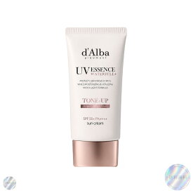 d'Alba (ダルバ ) トーンアップサンクリーム ピンク 50ml SPF50+ PA++++日焼け止め 化粧下地 UVエッセンス ベースメイク 紫外線対策 シミ予防 トーンアップ ツヤ肌 敏感肌 乾燥肌 韓国コスメ【ヤマト ネコポス対応】送料無料