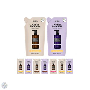 KUNDAL (�N���_��) �n�j�[���}�J�f�~�A �V�����v�[ �g���[�g�����g �y�l�֗p�z (�e4��) 400ml
