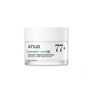 ANUA �A�k�A �n�[�g���[�t�h�N�_�~77 B3ZINC�X�[�W���O�N���[�� 80ml �������� ���}�g�R���p�N�g