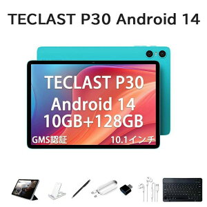 TECLAST P30 Android 14 �^�u���b�g10GB+128GB+1TB�g���A10�C���` �A�I�N�^�R�ACPU�A 1280*800 IPS���GMS�F�� 6000mAh�o�b�e���[ ����