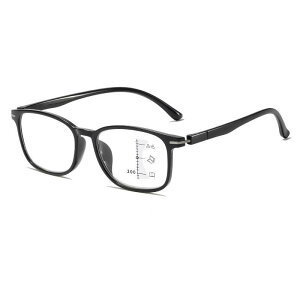 メガネ 遠近両用 度付き 累進多焦点 老眼鏡 おしゃれ ブルーライトカット シニアグラス ピントグラス メンズ レディース リーディンググ