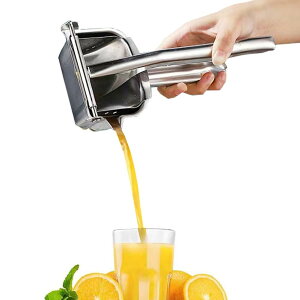 手動ジューサー フルーツ絞り器 果物 小型 フルーツしぼり器 ジューサー レモン絞り 低温調理 ジュース絞り器 業務用 家庭用 (11*9*23cm
