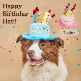 【販売記念セール】犬 猫 誕生日 帽子 パーティー グッズ ハット かぶり物 かぶりもの ケーキ バースデー お誕生日帽子 Happy birthday 小型犬 中型犬 大型犬 可愛い ペット用 COTEN