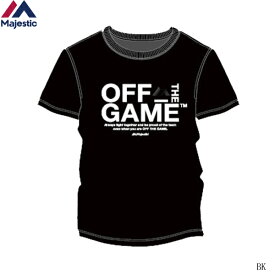 【1点のみメール便OK】Majestic　マジェスティック　半袖Tシャツ　OFF THE GAME　ユニセックス　プラクティスシャツ　メンズ og01fj1s02 2108ai【SS230350】