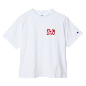 【正規取扱店】【メール便1点までOK】チャンピオン Champion レディース SHORT SLEEVE T-SHIRT ショートスリーブTシャツ 半袖Tシャツ カレッジロゴ 女性用 ウィメンズ ウイメンズ CW-Z318 2405ft 24SS