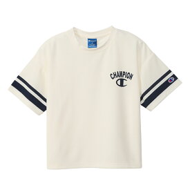 【メール便1点までOK】チャンピオン Champion レディース SHORT SLEEVE T-SHIRT ショートスリーブ Tシャツ 半袖 ショート丈 クロップド 吸汗速乾 UVカット 紫外線対策 撥水 汗染み対策 防臭機能 さらさら 涼しい 快適 女性用 ウィメンズ ウイメンズ CW-ZS312 2404ft 24SS