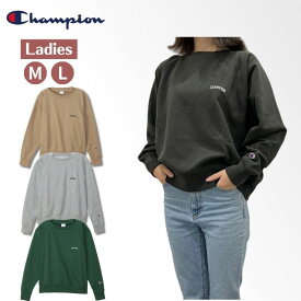 チャンピオン Champion レディース CREW NECK SWEATSHIRT Crew Neck Sweatshirt クルーネックスウェットシャツ スエット トレーナー クルーネック 女性用 ウィメンズ ウイメンズ CW-Z002 2401ft 24SS