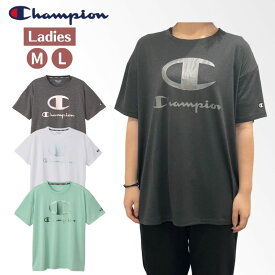 【メール便1点までOK】チャンピオン Champion レディース SHORT SLEEVE T-SHIRT ショートスリーブTシャツ Short Sleeve T-Shirt 半袖Tシャツ 吸汗速乾 UVカット 紫外線対策 防臭機能 さらさら 涼しい 快適 ポリエステル 女性用 ウィメンズ ウイメンズ CW-ZS302 2403ft 24SS