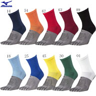 【メール便送料無料】MIZUNO　ミズノ　ZEROGLIDE　ゼログライド　ショートソックス　5本指ソックス　サッ…