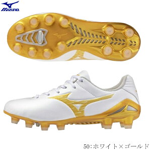 MIZUNO �~�Y�m �T�b�J�[�X�p�C�N�@MONARCIDA NEO3 PRO Jr ���i���V�[�_�@�l�I3�@�v���@�W���j�A�@�V�R�ŁE�y�E�l�H�ł̃O�����h�p�@�z���C�g×�S�[���h�@�L�b�Y�@����2E�����@P1GB262050�@2026SS�@2512ai