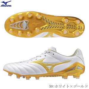 MIZUNO �~�Y�m �T�b�J�[�X�p�C�N �~�Y�m�t�b�g�{�[������X����@MONARCIDA NEO3 PRO ���i���V�[�_�@�l�I3�@�v���@�V�R�ŁE�y�E�l�H�ł̃O�����h�p�@�z���C�g×�S�[���h�@����2E�����@P1GA262250�@202