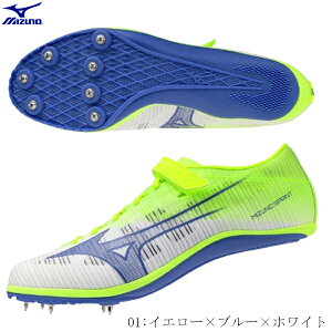 �~�Y�m�@MIZUNO�@����X�p�C�N�@�~�Y�m�X�v�����g�@�C�G���[×�u���[×�z���C�g�@�Z�����@100m 200m 400m �n�[�h���@�X�p�C�N�s����֎��@�I�[���E�F�U�[�g���b�N��p�@����2E�����@U1GA266001�@202