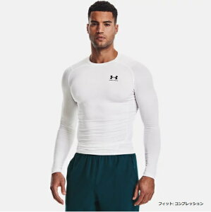 y[֑zA_[A[}[ UNDER ARMOUR UAq[gMAA[}[ OX[u Vcig[jO/MENjY RvbV Vc UA HG Armour Comp LS 1361524-100 White / Black