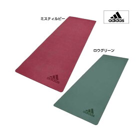 adidas アディダス ヨガマット フィットネスマット エクササイズ ルビー レッド グリーン 厚さ5mm ADYG-10300【取り寄せ商品】【202106V】