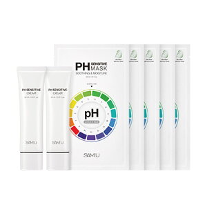 �y�T�~�������z PH�N���[��2�Z�b�g �V�[�g�}�X�N�p�b�N5���t���I�Z���~�h �q�A�������_�@�ێ��N���[���@PH�Z���V�e�B�u�N���[�� (PH SENSITIVE CREAM 50ml/60ml) �y���������z