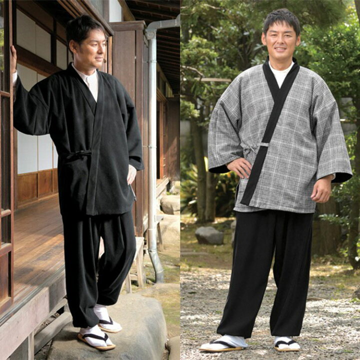 楽天市場 送料無料 1点限り 日本製 リバーシブル作務衣 双 Lサイズ 作務衣 秋服 冬服 通年用 和服 和装 男性用 メンズ 大人用 伝統芸術を着る会 作務衣の専門館