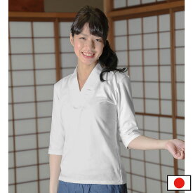 【送料無料】女性用　Tシャツ半襦袢　七分袖(S-L)