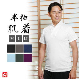 【送料無料】【楽天ランキング1位】作務衣　着物用Tシャツ肌着(8色)(M・L・LL) 肌着 下着 和服用 和装用 作務衣用 着物用 メンズ 男性用 大人用