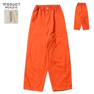 �y MODUCT �z���_�N�g MO42515 / �R�b�g���c�C�� �X�N���u�p���c with �X�e���V���v�����g �~���^���[ �A���J�W 2025SS