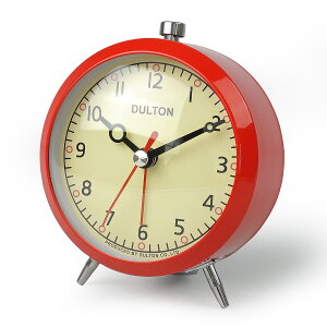 �yDULTON�z �_���g�� 100-053Q �A���[���N���b�N ALARM CLOCK IVORY �A�C�{���[ �ڊo�܂����v �x�� ���g�� ��� �C���e���A �Q�� ���r���O �L�����v �A�E�g�h�A