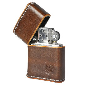 【サムライクラフト】 レザーオイルライター ZIPPO ジッポ #200 ルガトショルダー レッド ブラウン オレンジ ネイビー ブラック ワイン グリーン パープル イエロー 喫煙具 ハンドメイド ヌメ革 経年変化 ベジタブルタンニンなめし 本革