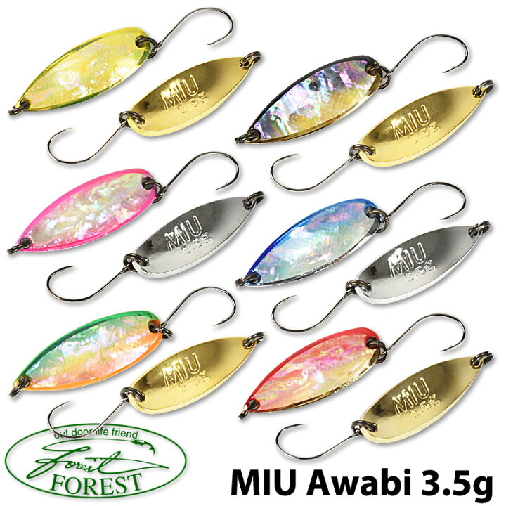 楽天市場】【FOREST】 フォレスト MIU ネイティブアワビ 3.5g ルアー 