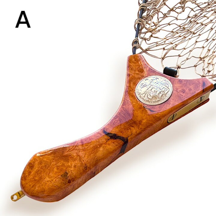 楽天市場】インスタネット クレモナ ランディングネット 花梨グリップ  