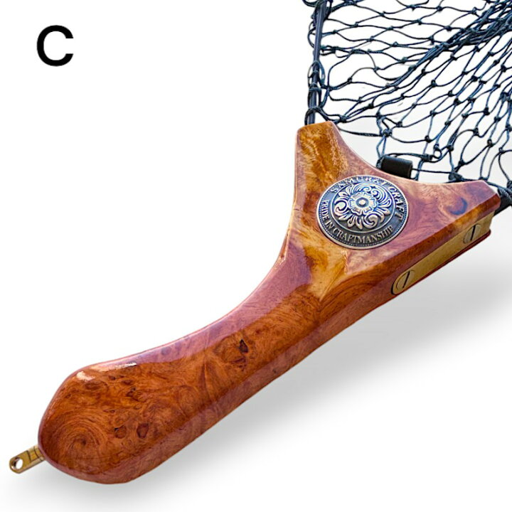 楽天市場】インスタネット クレモナ ランディングネット 花梨グリップ  