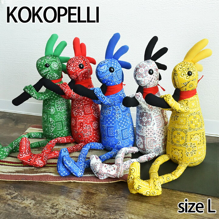 楽天市場】【Kokopelli】ココペリ Lサイズ バンダナ ネイティブ柄 