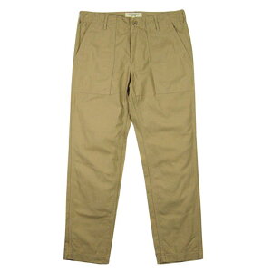 �yFOB FACTORY�z �G�t�I�[�r�[�t�@�N�g���[ F0431 BAKER PANTS �x�C�J�[�p���c �e�[�p�[�h �R�b�g�� �x�[�W�� �I���[�u �u���b�N �A���J�W ���{��