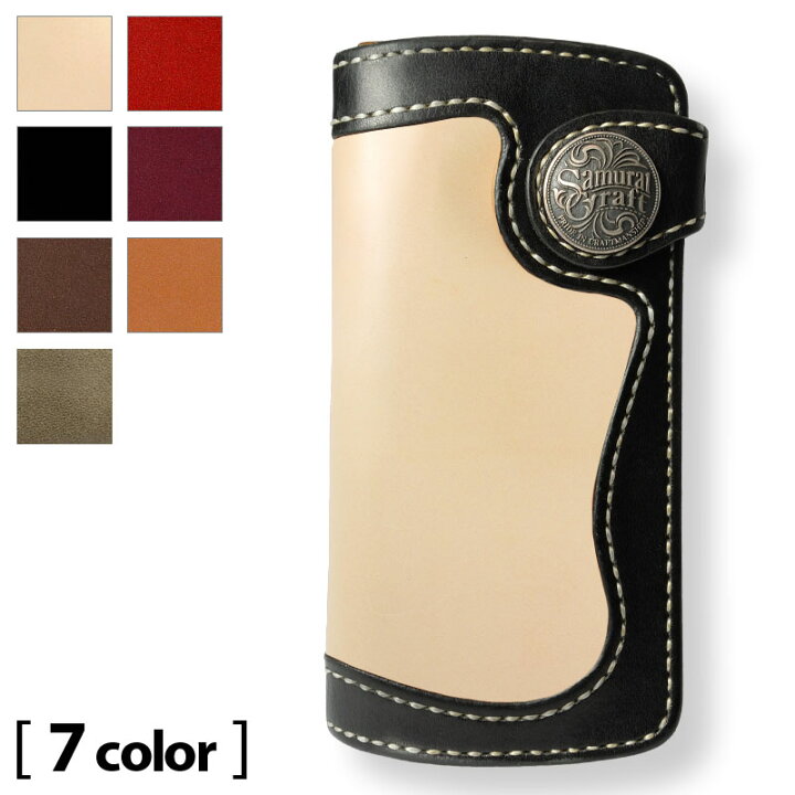 楽天市場】【サムライクラフト】 ロングウォレット A-2 インレイ 31mm  