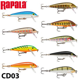 【RAPALA】 ラパラ COUNT DOWN カウントダウン CD3 シンキング バルサミノー ルアー フィッシングツール アウトドア 0601楽天カード分割