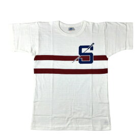 【John Gluckow】 ジョングラッコウ ジョングラッコー Lot JG-CS06 Rowing T-shirt 半袖 Tシャツ 天竺 プリント 丸胴