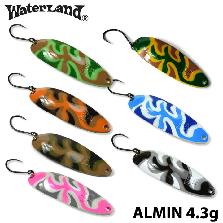 楽天市場】【WaterLand】 ウォーターランド アルミん 4.3g M.Cカラー 