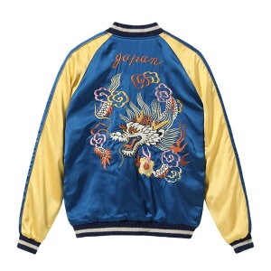 �y�|�C���g10�{�z �yTAILOR TOYO �z�e�[���[���m �X�[�x�j�A�W���P�b�g �X�J�W���� Lot No. TT15618-125 / Early 1950s Style Acetate Souvenir Jacket KOSHO & CO. Special Edition WHITE DRAGON × WHITE DRAGON ���o�[�V�u�� �G�C