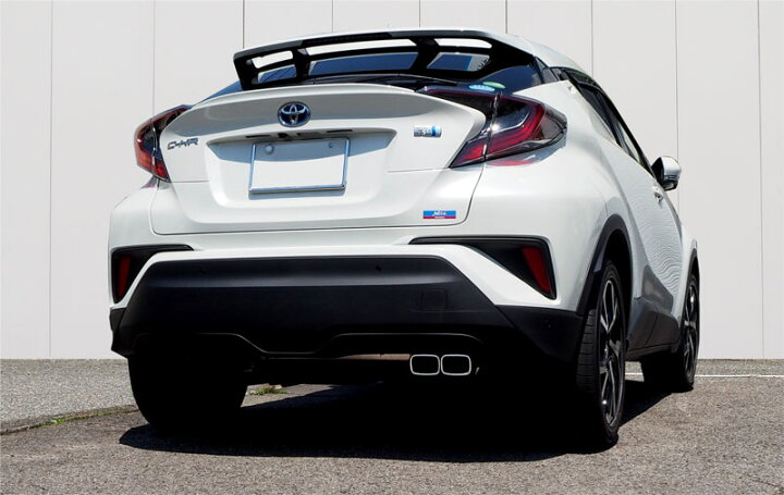 楽天市場】C-HR マフラーカッター スクエアタイプ 2本出し デュアル 