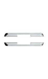 クラウンスポーツ サイドステップ外側 スカッフプレート フロント 左右セット 2P 選べる3カラー シルバーヘアライン ブラックヘアライン カーボン調 カスタム パーツ アクセサリー