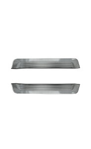 【一部カラー予約】クラウンスポーツ サイドステップ外側 スカッフプレート リア 左右セット 2P 選べる3カラー シルバーヘアライン ブラックヘアライン カーボン調 パーツ アクセサリー 保