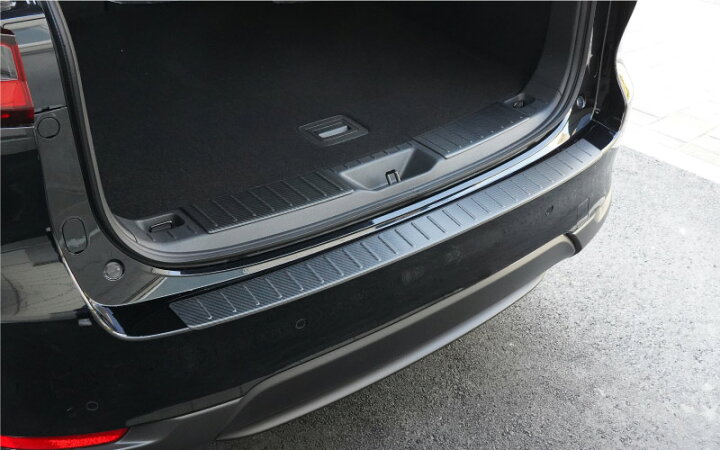 リアバンパーステップガード に適合する ボルボ Xc60 2018 2019 2020 2021 2022 スカッフプレート/ドアシ