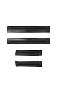 【予約】CX-60 スカッフプレート サイドステップ内側 フロント・リアセット 4P 滑り止めゴム付き 選べる3カラー シルバー ブラック カーボン調 カスタム パーツ 内装【シルバー:11月10日頃、