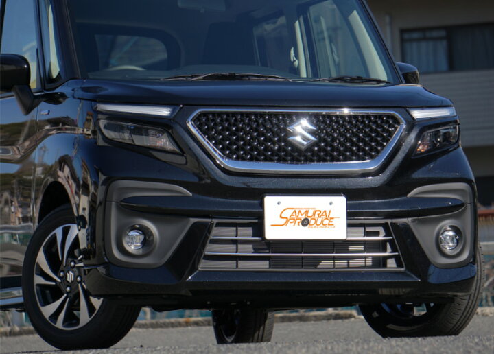 楽天市場 セット割 スズキ 新型 ソリオバンディット Ma37s フロントリップ ロアグリル フロントフォグ ガーニッシュ 外装パーツセット サムライプロデュース