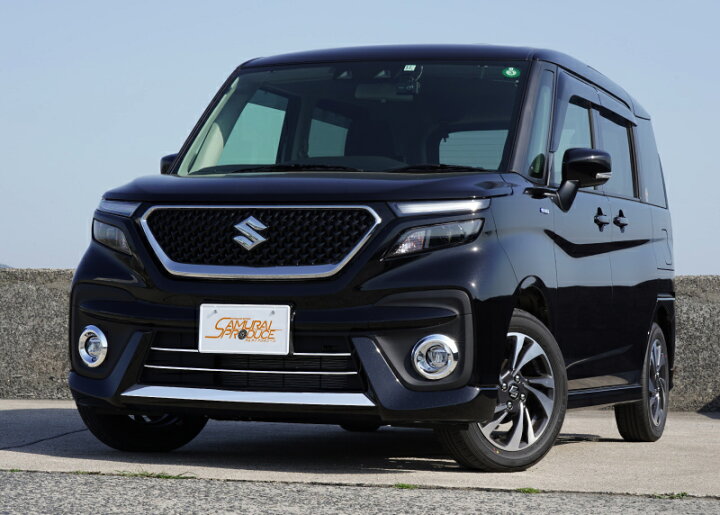 楽天市場 セット割 スズキ 新型 ソリオバンディット Ma37s フロントリップ ロアグリル フロントフォグ ガーニッシュ 外装パーツセット サムライプロデュース