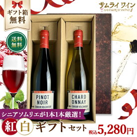 【全品P5倍★マラソン限定】ソムリエ厳選♪紅白ギフトセット ピュイ・ド・ドーム ピノ・ノワール / ピュイ・ド・ドーム シャルドネ フランス ワイン 2本 セット 赤ワイン 白ワイン ギフト 赤白ワイン 高級ワイン ブルゴーニュ 紅白 最強翌日配送