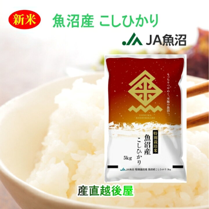楽天市場】令和7年産 こしひかり 魚沼産 新潟県 特A地区 JA魚沼農協 