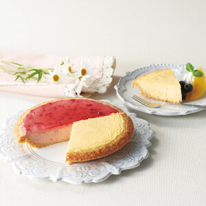 <ガトーSHIRAHAMA>チーズケーキハーフ&ハーフ16cm(フォーク付) 1591人気 おすすめ スイーツ お菓子 洋菓子 ※こちらの商品は、メーカーおよび委託倉庫からの発送です。